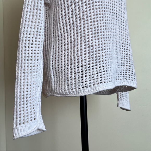 Madewell Open-Stitch V-Neck Pullover Sweater Size XS - Picture 10 of 11